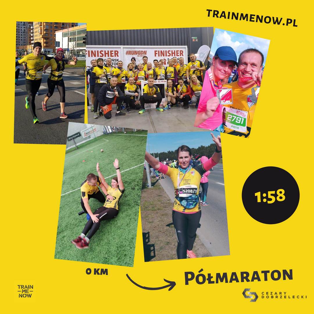 przygotowanie do maratonu z trenerem personalnym Gdańsk metamorfoza bieganie
