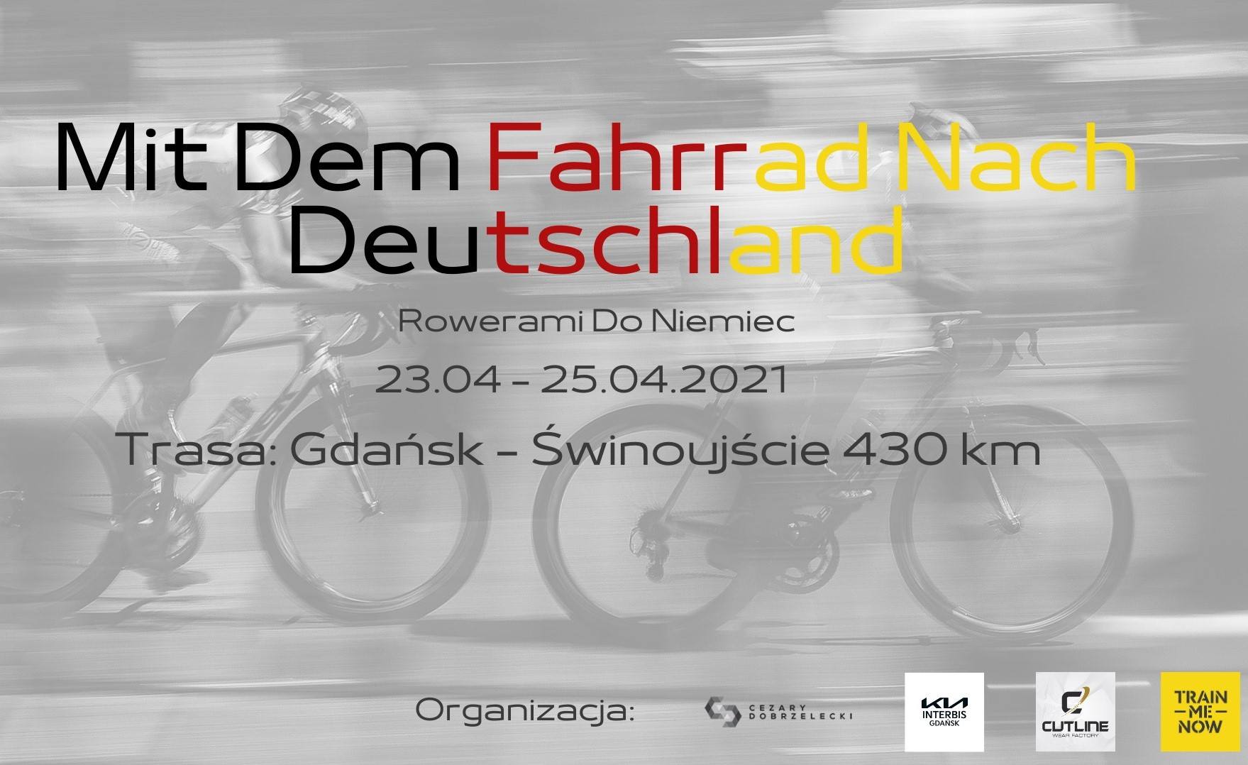 trainmenow rowerzyści Gdańsk Niemcy wyzwanie sportowe