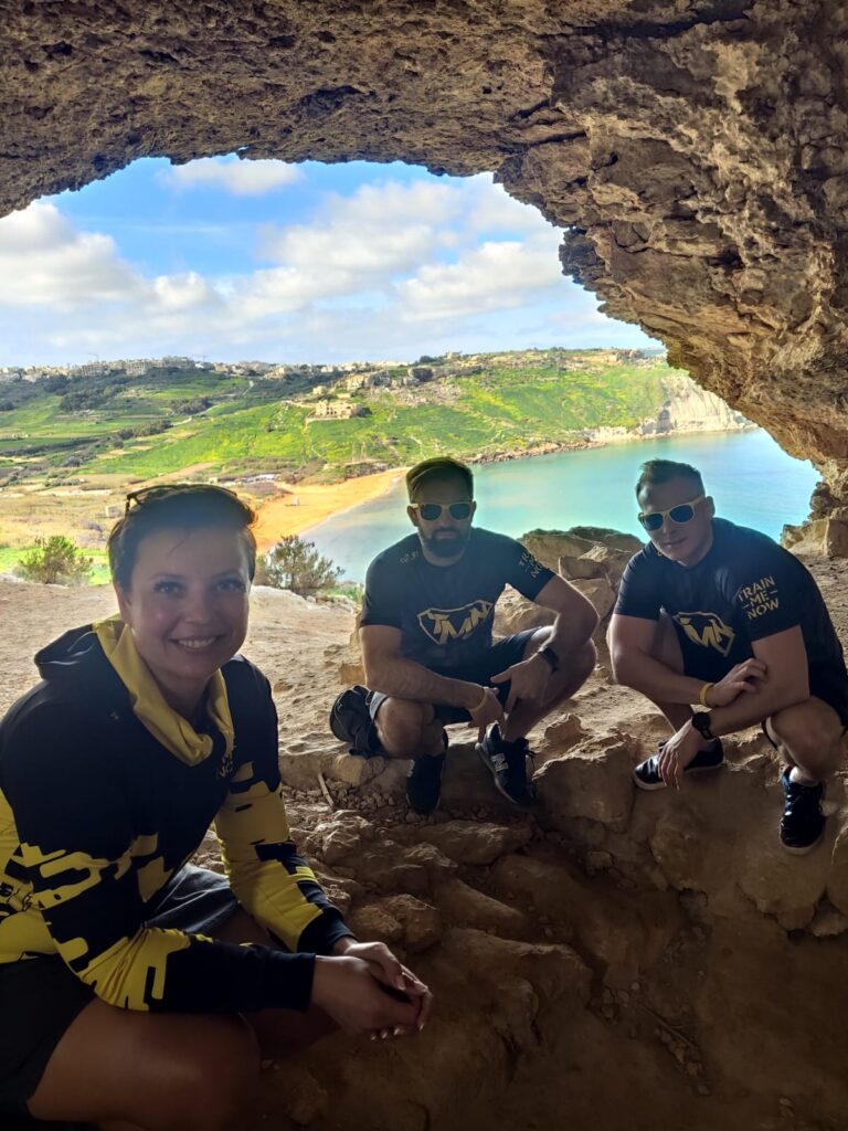 Malta zimowy wyjazd ekipy Jaskinia tal mixta Gozo jak wygląda zima na wyspie