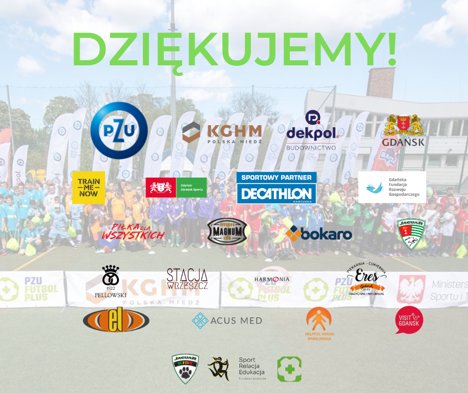 Turniej Marzeń w Gdańsku podziękowania i sponsorzy wydarzenia