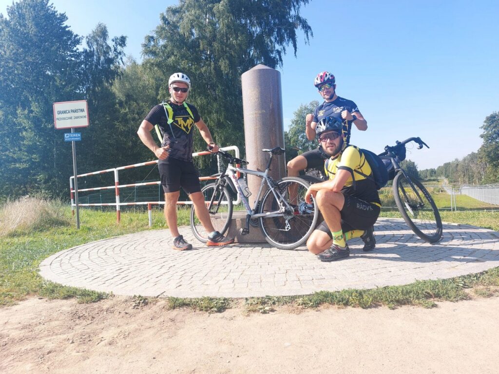 na granicy z Litwą rowery