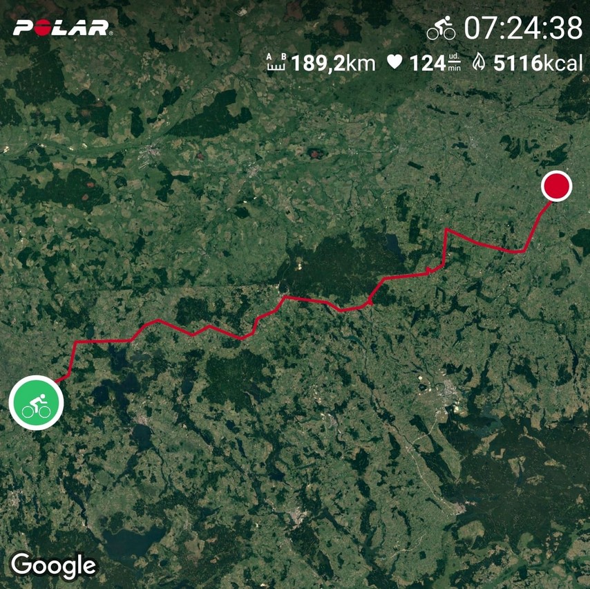 Trasa rowerowa z Kętrzyna na Litwę