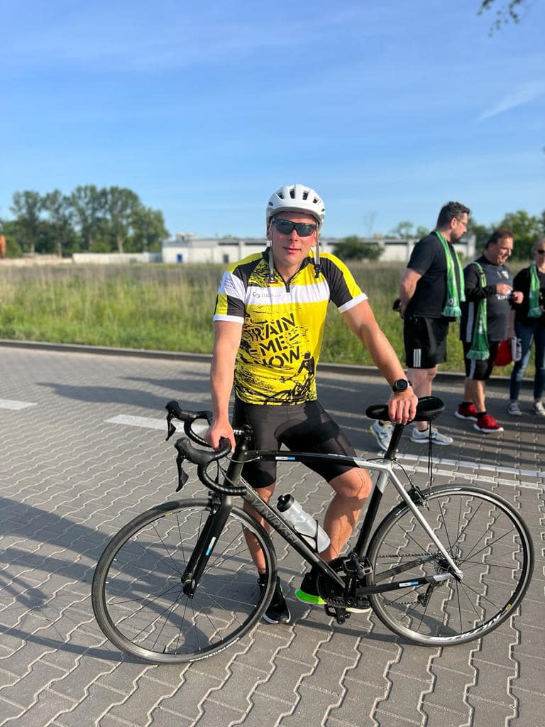 challenge na rowerze Cezary Dobrzelecki